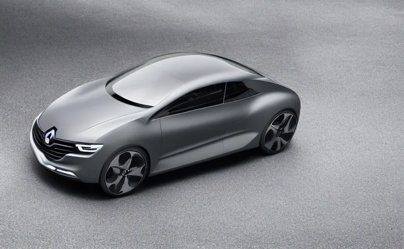 Image similar to renault coupe from 2 0 2 0, viewed from far