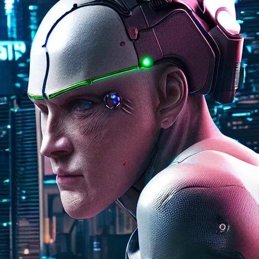 Image similar to cyberpunk 1920s robotic man, award winning photo, realistic 8k