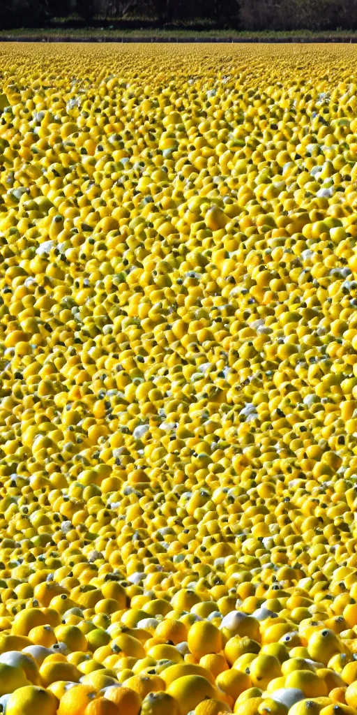 Image similar to sea of lemons, lemons, lemons, lemons!