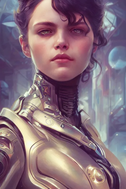 Prompt: ultra realistic illustration, closeup portrait shot, perfect lighting, hacknaut cyberpunk, sci - fi, fantasy, intricate, elegant, highly detailed, digital painting, artstation, concept art, smooth, sharp focus, illustration, art by artgerm and greg rutkowski and alphonse mucha