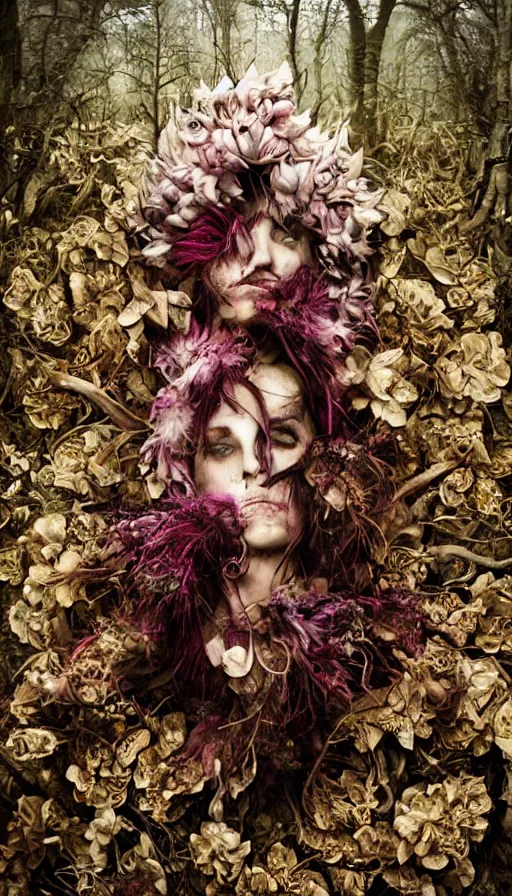 Image similar to rage, by kirsty mitchell