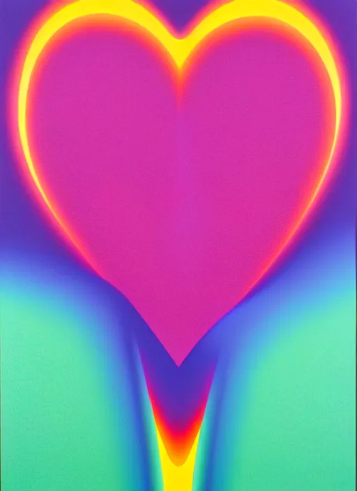 Image similar to heart by shusei nagaoka, kaws, david rudnick, airbrush on canvas, pastell colours, cell shaded, 8 k