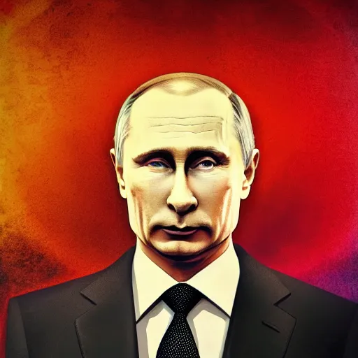 Prompt: a portrait of Vladimir Putin, Chernobyl background, rich colors, ambient lighting, dynamic lighting, 4K, HQ, official media, trending on artstation