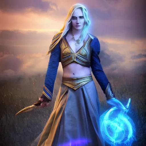 Prompt: Jaina Proudmoore, realistic, photo