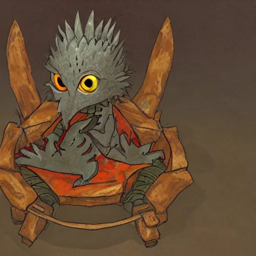 hatchling (outer wilds) drawn by mcnostril