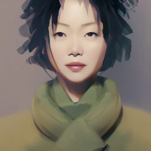 Prompt: Akina nakamori japanese idol 1983, very very detailed artwork by Sergey Kolesov, art station