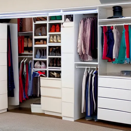 Image similar to driving a closet