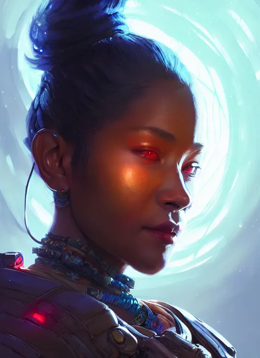 Prompt: portrait of apex legends chtulhu, intricate, elegant, glowing lights, highly detailed, digital painting, artstation, glamor pose, concept art, smooth, sharp focus, illustration, art by artgerm and greg rutkowski, artey freytag