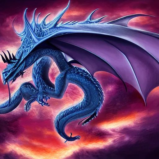 Prompt: a majestic dragon, hd, high quality digital art