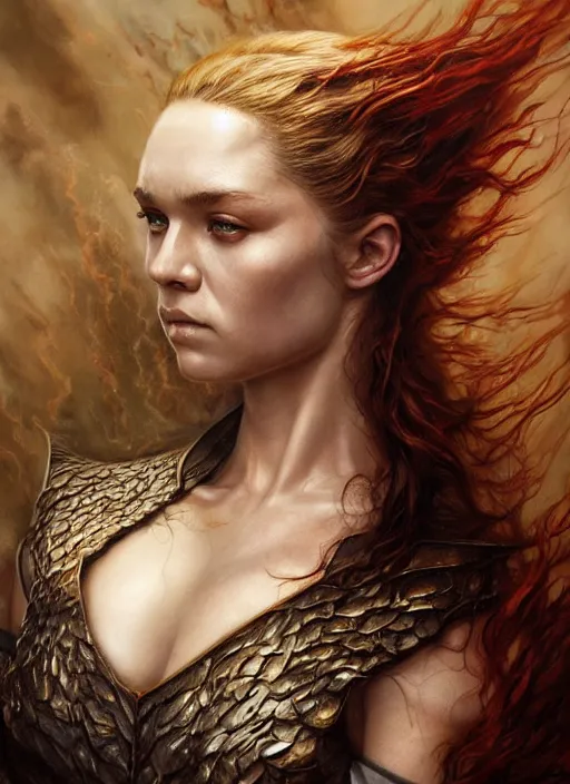 Prompt: a airbrush painting of a character from game of thrones tv - series, art by artgerm, karol bak, mark brooks, donato giancola, bayard wu, 4 k, 4 0 9 6, hires, focus