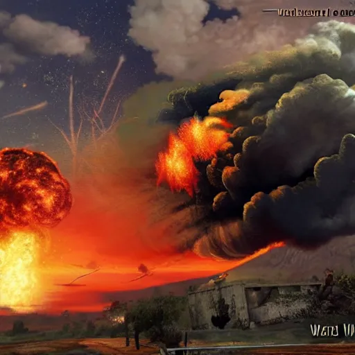 Prompt: war thunder nuclear explosion