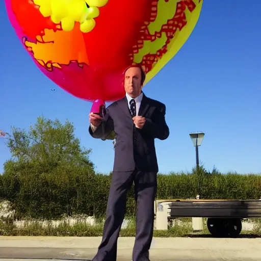 Image similar to saul goodman balloon