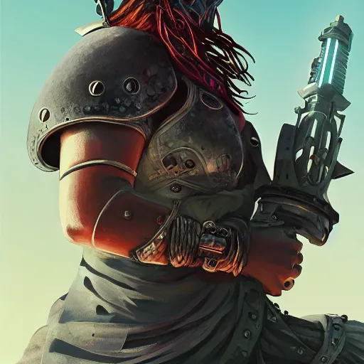 Image similar to cyberpunk viking helmet mask warrior goddess robot ninja fantasy, art gta 5 cover, official fanart behance hd artstation by jesper ejsing, by rhads, makoto shinkai and lois van baarle, ilya kuvshinov, ossdraws