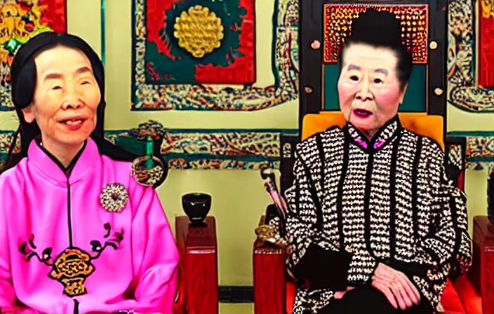 Image similar to Nardwuar interviews the Empress Dowager Cixi in the throne room, video, HD