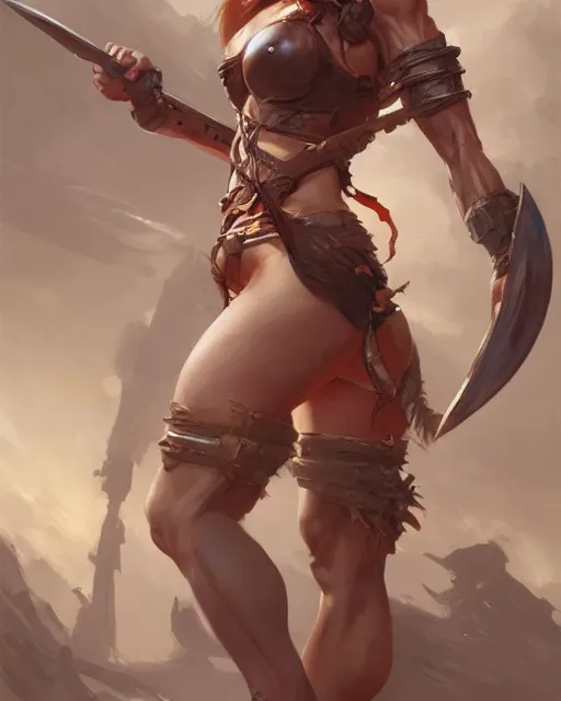 Image similar to beautiful female warrior, accurate anatomy, by stanley artgerm lau, wlop, rossdraws, frank frazetta, andrei riabovitchev, marc simonetti, tranding on artstation