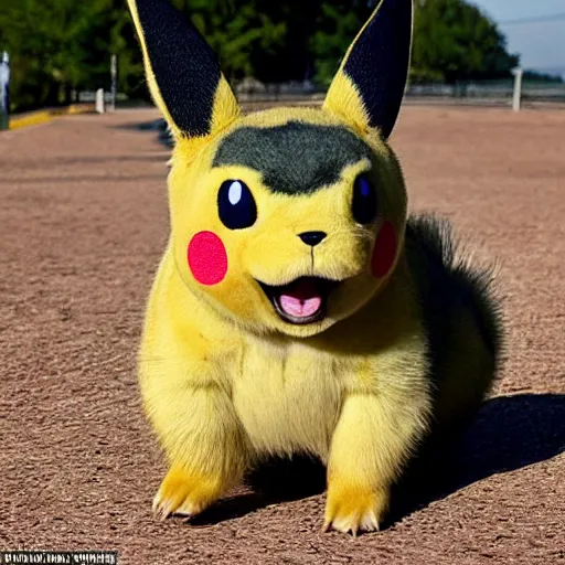 Prompt: <attention-grabbing>Save the real-life Pokemon from climate change! Put a fee on carbon<description>Scary pokemon baring his teeth and growling</description>