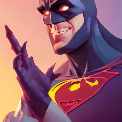 Image similar to hero world batman, behance hd by jesper ejsing, by rhads, makoto shinkai and lois van baarle, ilya kuvshinov, rossdraws global illumination