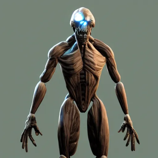 Image similar to humanoid , unreal engine