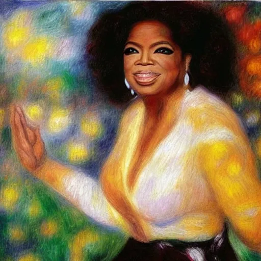 oprah art by renoir. | Stable Diffusion | OpenArt