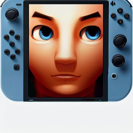 Image similar to face icon stylized minimalist nintendo switch, loftis, cory behance hd by jesper ejsing, by rhads, makoto shinkai and lois van baarle, ilya kuvshinov, rossdraws global illumination