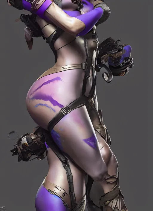 Image similar to widowmaker from overwatch, au naturel, hyper detailed, digital art, trending in artstation, cinematic lighting, studio quality, smooth render, unreal engine 5 rendered, octane rendered, art style by klimt and nixeu and ian sprigger and wlop and krenz cushart