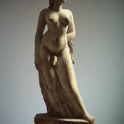 Prompt: “ antique rome statue of a sensual goddess of the life ”