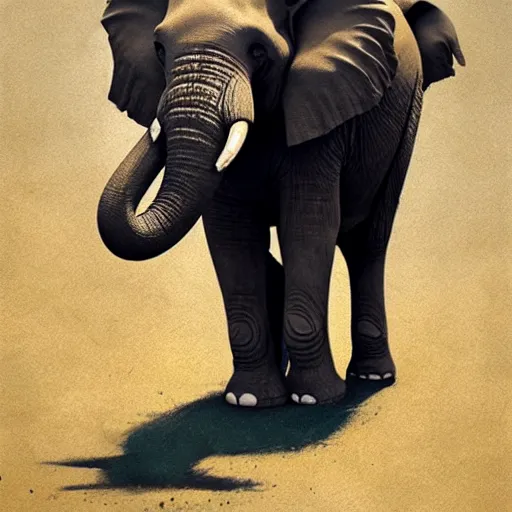 Image similar to an elephant wearing a tutu, greg rutkowski