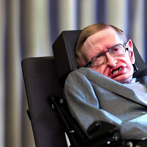 Image similar to steven hawking doing the griddy