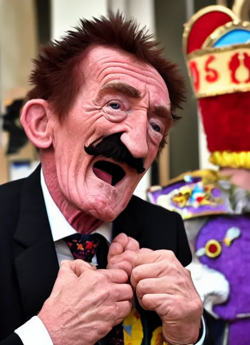 Image similar to God Emperor Barry Chuckle