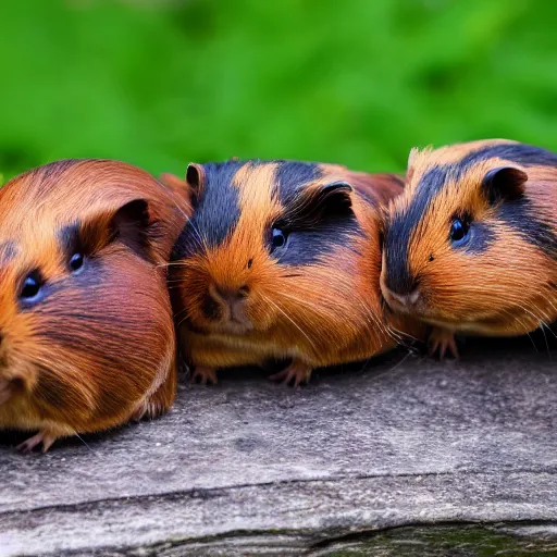 Image similar to a cute guinea pig centipede, coiled like a snake, 4 k photo