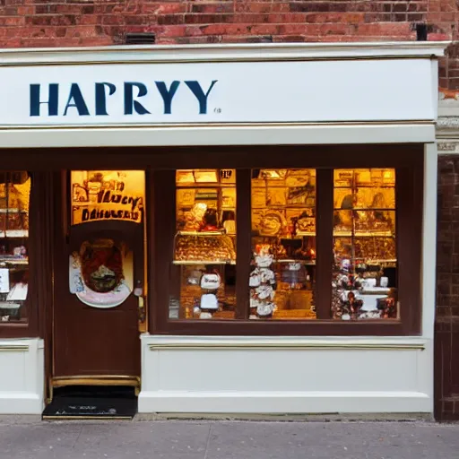 Prompt: harrys chocolate shop