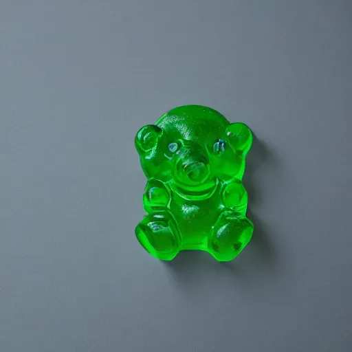 Image similar to a evil gummy bear