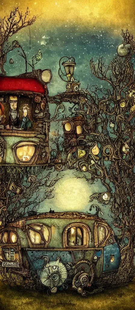 Image similar to a caravan by alexander jansson