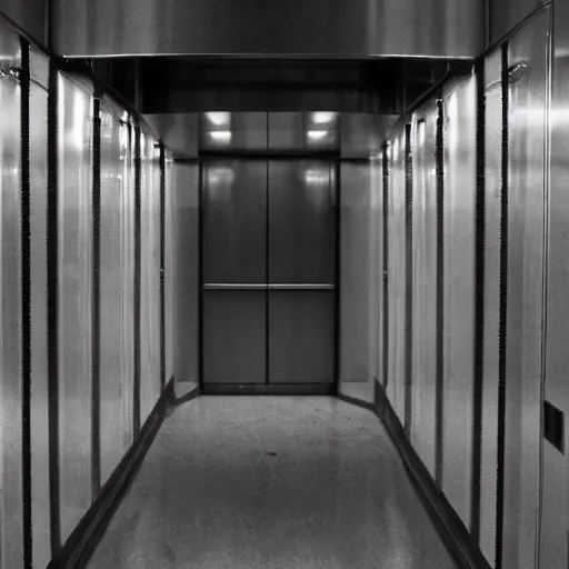 Image similar to elevator that leads to nothingness