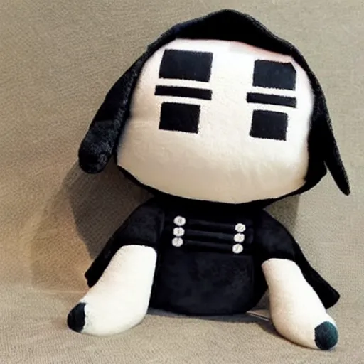 Prompt: locutus of borg as a plushie