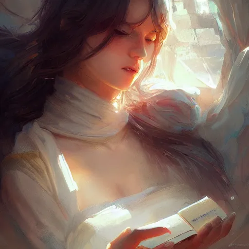 Prompt: awoke to sweet smells, by wlop, artgerm, greg rutkowski