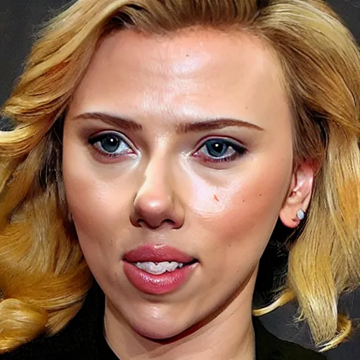 Image similar to scarlett johansson as a hamster hybrid