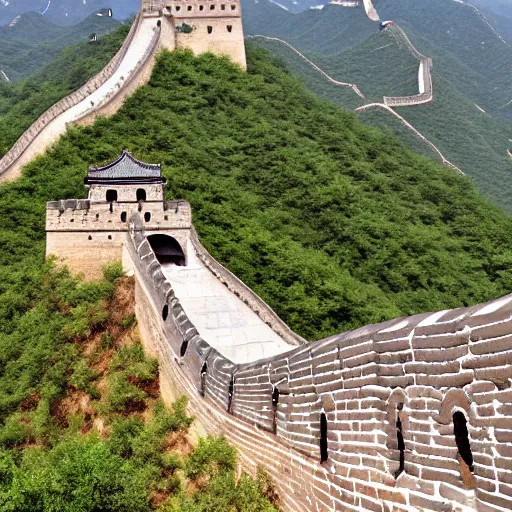 Prompt: great wall of china