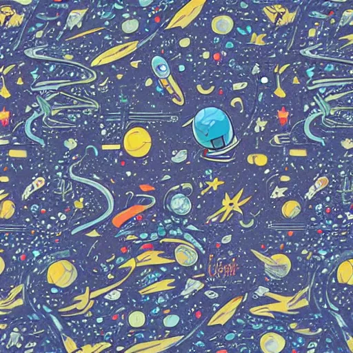 Image similar to A lost sci-fi rabbit, space rabbit, interstellar black hole, by James Jean And WLOPPRO