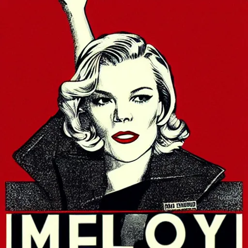 Prompt: megyn kelly, portrait, style of WWII propaganda poster, by shepard fairey