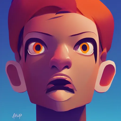 Image similar to face icon stylized minimalist pax, loftis, cory behance hd by jesper ejsing, by rhads, makoto shinkai and lois van baarle, ilya kuvshinov, rossdraws global illumination