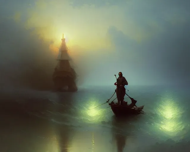 Image similar to photography of ivan aivazovsky, deep focus, d & d, fantasy, intricate, elegant, highly detailed, digital painting, artstation, concept art, matte, sharp focus, illustration, hearthstone, art by artgerm and greg rutkowski and alphonse mucha