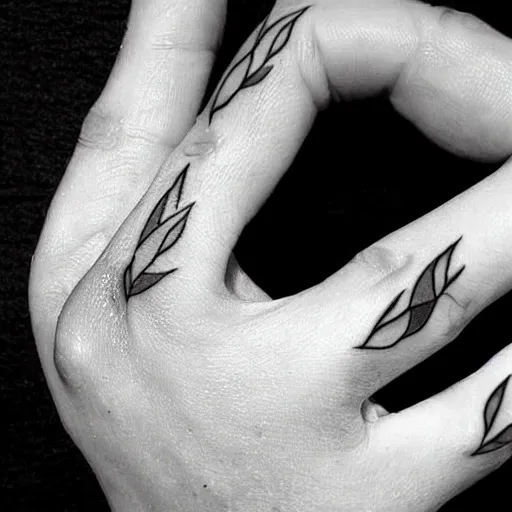 Image similar to a stupid tattoo on a hand