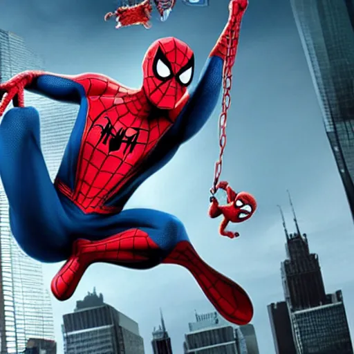 Image similar to spiderman by pixar