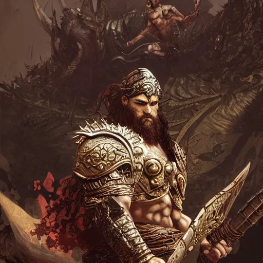 Mythology of Tyr the god of war, D&D, fantasy