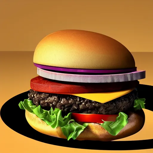 Image similar to cheeseburger is the center of universe, astronomical, vray, award winning