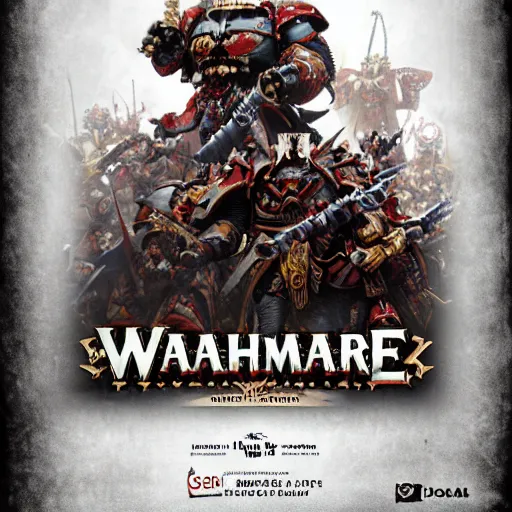 Image similar to warhammer movie poster by kekai kotaki