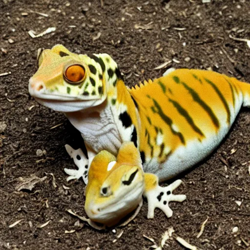 Prompt: tiger gecko