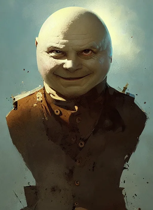 Image similar to portrait of the humpty dumpty by greg rutkowski