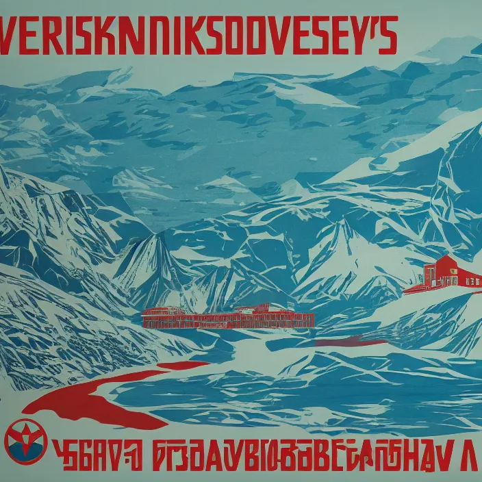 Prompt: Vernadskys Biosphere, communist propaganda poster style, 8K HD